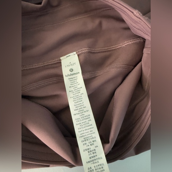 Lululemon City Core High Waist Leggings Women Size 4 Training Running Mauve Pink - Picture 6 of 11